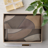 Mittelalterliche moderne geometrische Formen Seidenpapier (Geschenk)