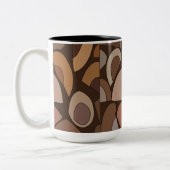 Mittelalterliche moderne geometrische Formen Zweifarbige Tasse (Links)