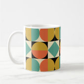Mittelalterliche moderne geometrische Gestaltung Kaffeetasse (Links)