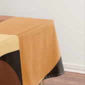 Mittelalterliche moderne geometrische Orange Tischdecke (Beispiel)