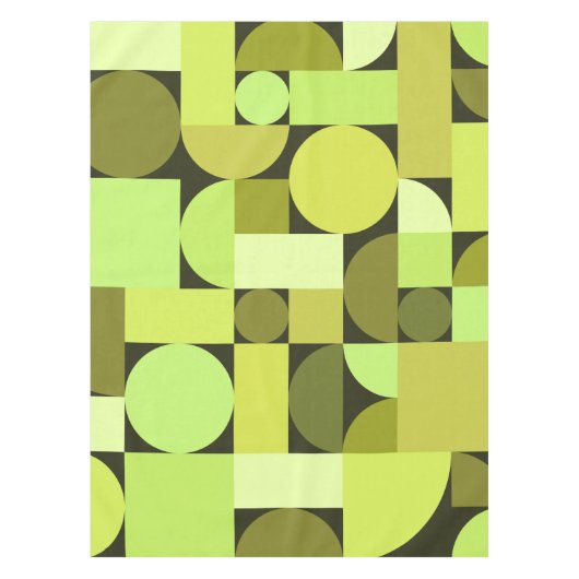 Mittelalterliche moderne geometrische Struktur Tischdecke (Vorderseite)