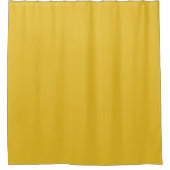 Mittelalterliche moderne Goldenrod Solid Duschvorhang (Vorderseite)