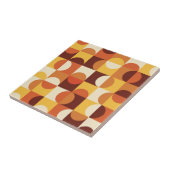 Mittelalterliche Moderne Halbkreise gelb und orang Fliese (Seite)