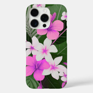 Mittelalterliche moderne hawaiianische Hibiskus- u iPhone 16 Pro Hülle
