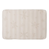 Mittelalterliche, moderne, helle Creme Badematte (Vorderseite)