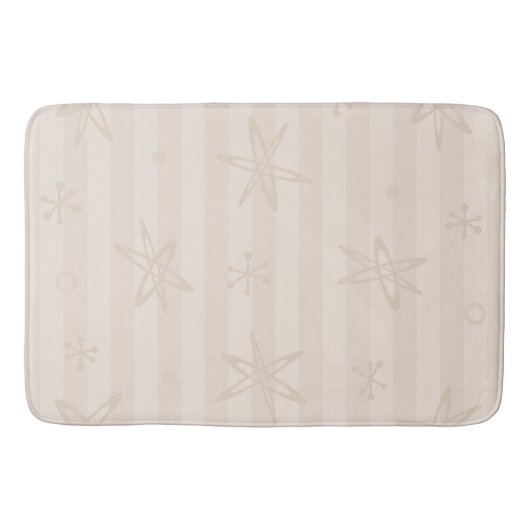 Mittelalterliche, moderne, helle Creme Badematte (Vorderseite)