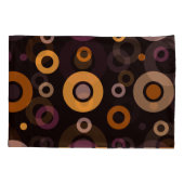 Mittelalterliche, moderne Herbstgeometrie Kissenbezug (Rückseite-Links)