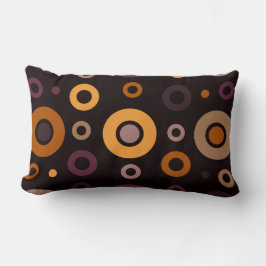 Mittelalterliche, moderne Herbstgeometrie Lendenkissen