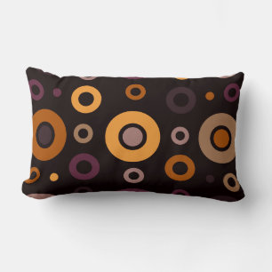 Mittelalterliche, moderne Herbstgeometrie Lendenkissen