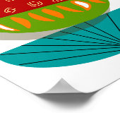 Mittelalterliche Moderne Inspirierte Kunst Poster (Ecke)