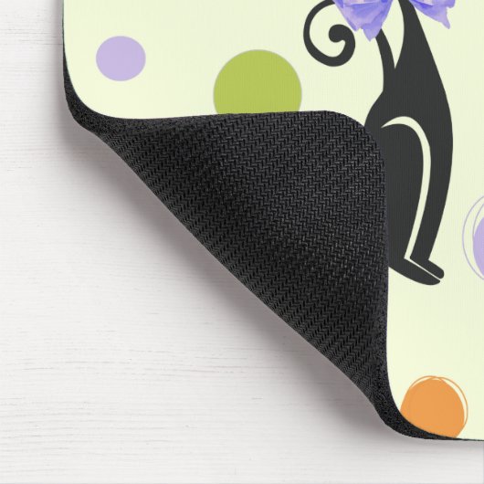 Mittelalterliche moderne Katze Mousepad (Ecke)