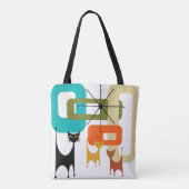 Mittelalterliche moderne Katzen Tasche (Rückseite)