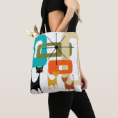 Mittelalterliche moderne Katzen Tasche (Von Nahem)