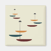 Mittelalterliche Moderne Küche Gegenüber Oval Plat Magnet (Vorne)