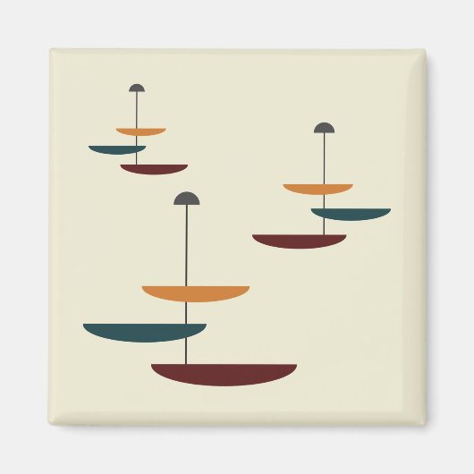 Mittelalterliche Moderne Küche Gegenüber Oval Plat Magnet (Vorne)