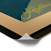 Mittelalterliche Moderne Kunst Abstrakt Nonkonform Poster (Ecke)