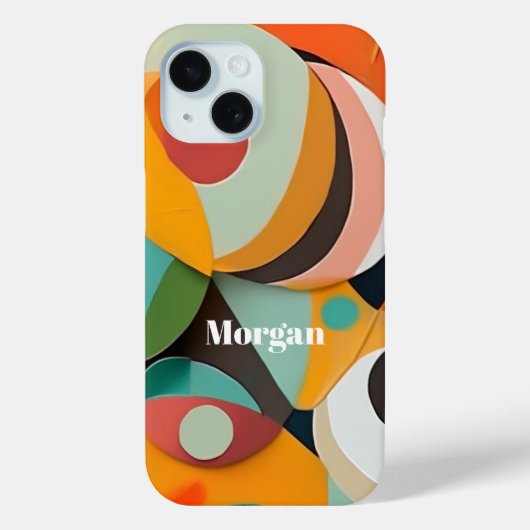 Mittelalterliche Moderne Kunst, Name, Geometrie Case-Mate iPhone Hülle (Rückseite)