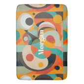 Mittelalterliche moderne Kunst, Name oder Monogram Badematte (Vorderseite Vertikal)