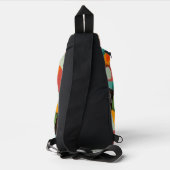 Mittelalterliche moderne Kunst, Name oder Monogram Crossbody Bag (Rückseite)
