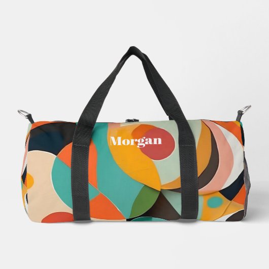 Mittelalterliche moderne Kunst, Name oder Monogram Duffle Bag (Vorderseite)