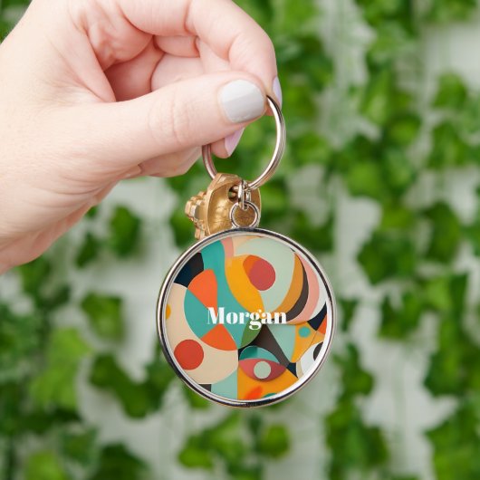 Mittelalterliche moderne Kunst, Name oder Monogram Schlüsselanhänger (Hand)