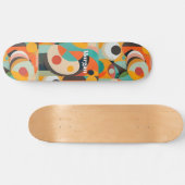 Mittelalterliche moderne Kunst, Name oder Monogram Skateboard (Horizontal)