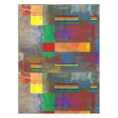 Mittelalterliche Moderne Kunst-Rainbow-Pride Graff Tischdecke (Vorderseite)