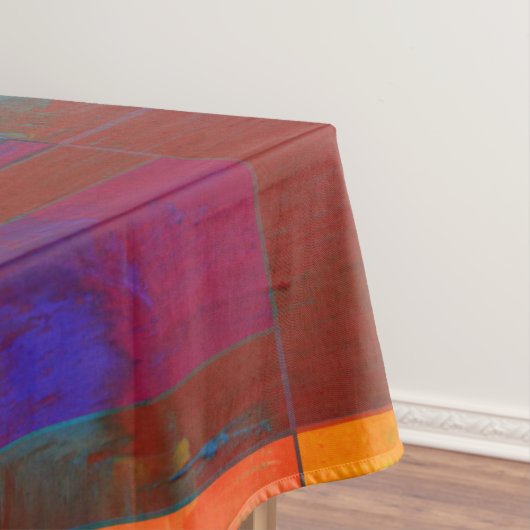 Mittelalterliche Moderne Kunst-Rainbow-Pride Graff Tischdecke (Beispiel)