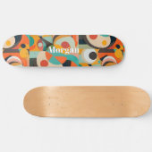 Mittelalterliche Moderne Kunst, Vertikaler Name Ge Skateboard (Horizontal)