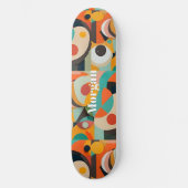 Mittelalterliche Moderne Kunst, Vertikaler Name Ge Skateboard (Vorderseite)