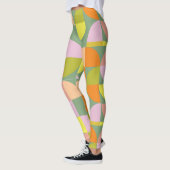 Mittelalterliche Moderne, leuchtende Farben Frisch Leggings (Links)