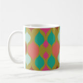 Mittelalterliche moderne Limone Geometrie Kaffeetasse (Links)