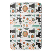 Mittelalterliche, moderne, lustige Weltraumkatzen Badematte (Vorderseite Vertikal)