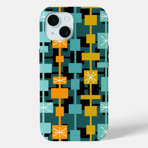 Mittelalterliche Moderne mehrfarbige Aquamarine Case-Mate iPhone Hülle