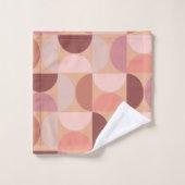 Mittelalterliche Moderne Muster Peach Fuzz Badhandtuch Set (Waschlappen)