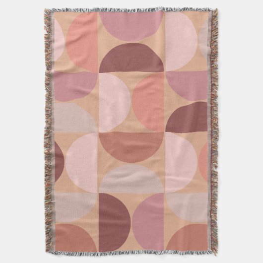 Mittelalterliche Moderne Muster Peach Fuzz Decke (Vorderseite Vertikal)