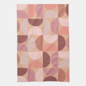 Mittelalterliche Moderne Muster Peach Fuzz Geschirrtuch (Vertikal)