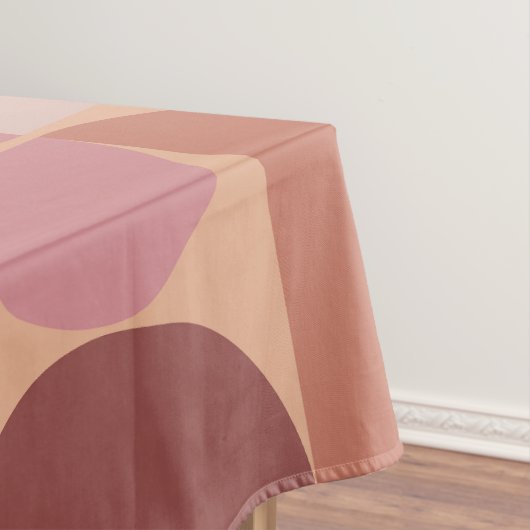 Mittelalterliche Moderne Muster Peach Fuzz Tischdecke (Beispiel)