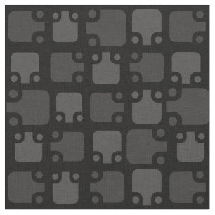 Mittelalterliche Moderne Muster Schwarz Stoff