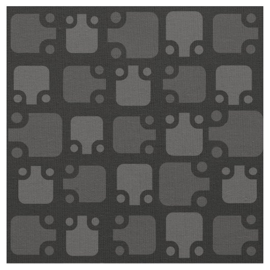 Mittelalterliche Moderne Muster Schwarz Stoff (Nahaufnahme)
