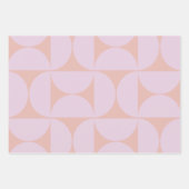 Mittelalterliche moderne Muster Soft Pastel Lilac Geschenkpapier Set (Vorderseite)