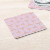 Mittelalterliche moderne Muster Soft Pastel Lilac Rechteckiger Pappuntersetzer (angewinkelt)