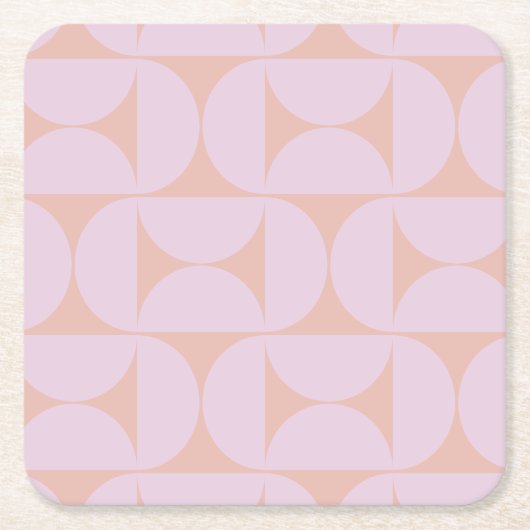 Mittelalterliche moderne Muster Soft Pastel Lilac Rechteckiger Pappuntersetzer (Vorderseite)