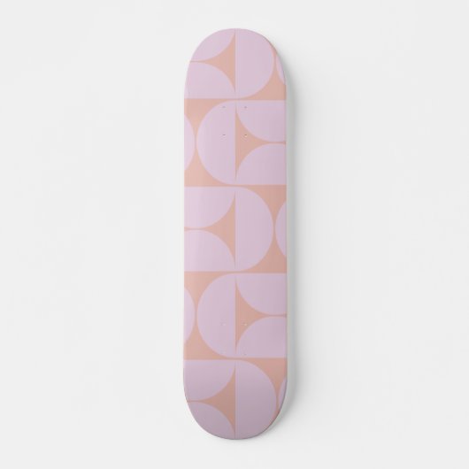 Mittelalterliche moderne Muster Soft Pastel Lilac Skateboard (Vorne)