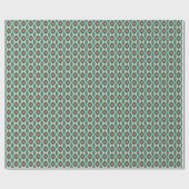 Mittelalterliche Moderne: Orangefarbene Blume Abst Geschenkpapier (Flach)
