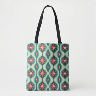 Mittelalterliche Moderne: Orangefarbene Blume Abst Tasche