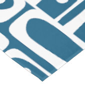 Mittelalterliche Moderne Piquet Abstraktes Muster  Tischdecke (Schrägansicht)