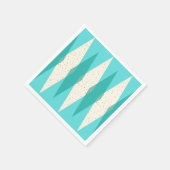Mittelalterliche Moderne Raute Cocktail Napkins Serviette (Ecke)