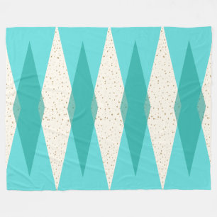 Mittelalterliche Moderne Raute Fleece Blanket