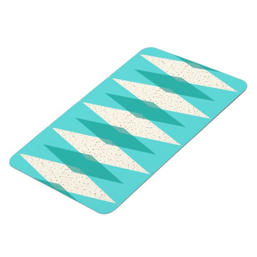 Mittelalterliche Moderne Raute Flexible Magnet (Linke Seite)